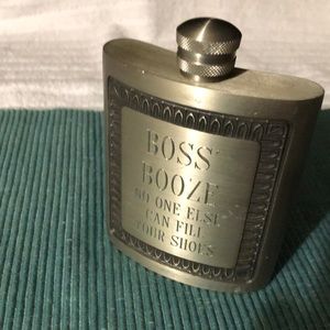 Vintage Kings pewter flask
